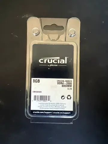 Crucial 8GB DDR4 Laptop RAM (Sealed)