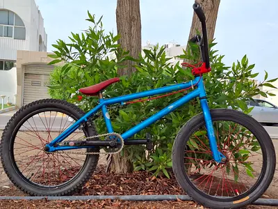 Custom Blue BMX bike - good condition, ready to ride