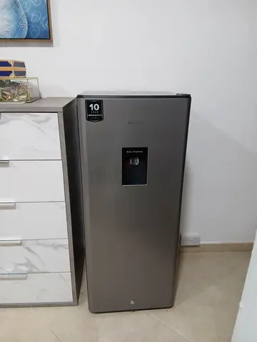 Single-door stainless steel refrigerator - good condition Prices negotiable