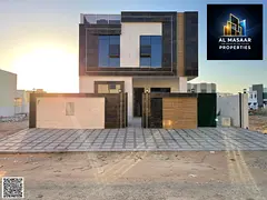 Best villa offer in Ajman with a roof terrace, transfer fees included, a majlis, two living rooms, a
