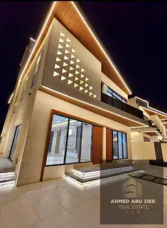 Luxury freehold villa, private pool, 5 master bedrooms, large majlis, maid room, first tenant, priva