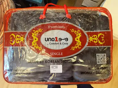 UNO19 Premium Single Comfort  Cozy Blanket - Made with Korean Technology