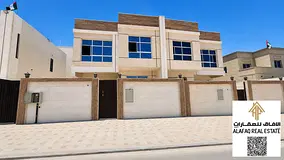 A semi-detached villa on only one side, with a modern design _ directly in front of the mosque