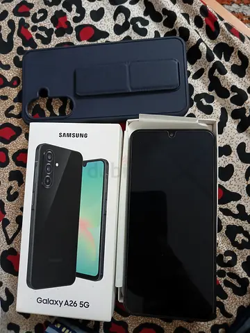 Samsung Galaxy A26 5G with original box and case - used, good condition