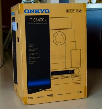 Onkyo HT-S3400 5.1 Home Theater System (Boxed). Brandnew. Unused. AED 890 Only!