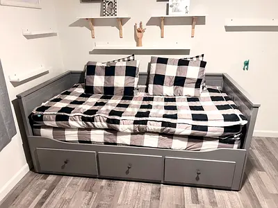 Ikea Day bed with two mettreses available in perfect condition