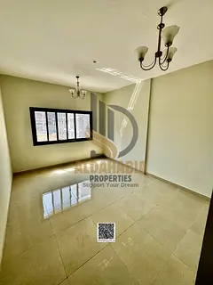 Spacious 1-bedroom hall apartment available for annual rent in Al Jurf Industrial Area 3, suitable f