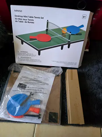 Table Tennis Net and Paddles Set (New, Unused)