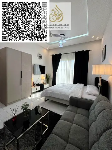 🔥 First-time occupancy studio in Al-Muwayhat 2 ✅ ✅ With a balcony and separate kitchen 🙏 🔴 Pri