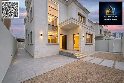 Excellent villa in Al Muwaihat, close to all services, large area, freehold ownership for all nationalities