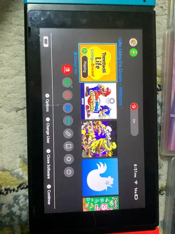 Nintendo Switch console with 7 games but you only pick two, dock, Joy-Cons and accessories and games
