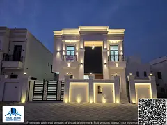 Luxury villa for sale in Al Helio 2 – Ajman, featuring a modern design and high-end finishes, stra