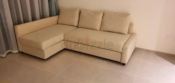 Ikea FRIHETEN L SHAPE sofa cum bed storage