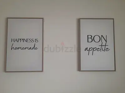 Wall canvas frame set