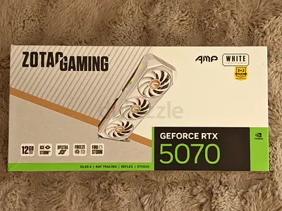 ZOTAC Gaming GeForce RTX 5070 AMP White Edition - Open Box- Unwanted Gift