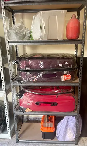 Metal Storage Rack / Shelving Unit - Good Used Condition