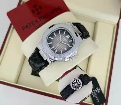 Patek philippe watch with cloth strap