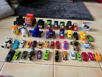 Cars toys all for 75aed