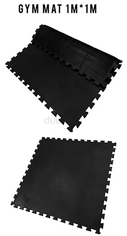 Interlocking Gym Floor Mats 1m x 1m - Set of EVA Foam Tiles
