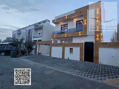 For sale in Ajman, a villa with 5 bedrooms + majlis + living room + maid's room in Al Yasmin, oppos
