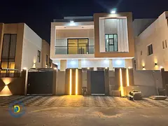 Luxury villa in a prime location in Al Zahia, 6 rooms and a rooftop terrace, electricity and water i