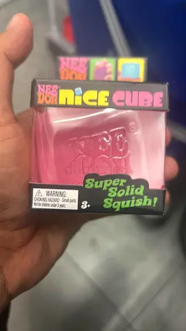 Nee Doh Nice Cube - Pink Super Solid Squish (New)