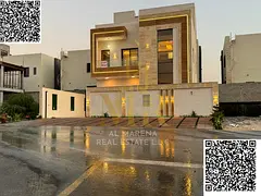 Luxury villa for sale in Al Helio 2 | Two floors + roof | 4 master bedrooms | Land area 3,014 sq ft