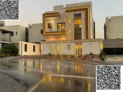 Luxury villa for sale in Al Helio 2 | Two floors + roof | 4 master bedrooms | Land area 3,014 sq ft