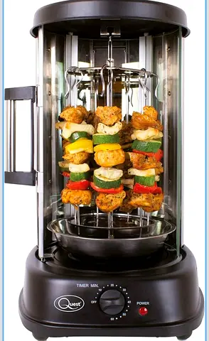 Vertical Rotisserie / Kebab Grill (Quest) - Good Working Condition