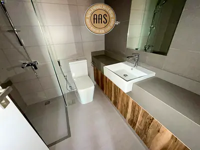 Brand new 1bhk + Balcony + Master Bedroom in Al Mamsha Community Gym Pool