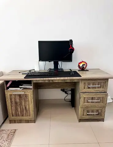 Wooden Desk with storage!