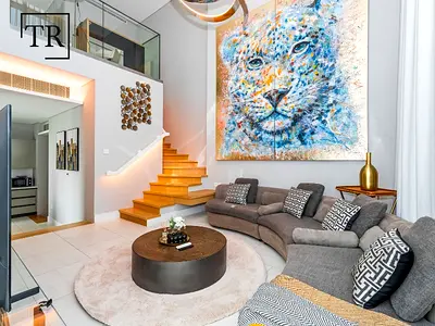 1BR Duplex | Burj & Al Khail Views | Flexible Rent