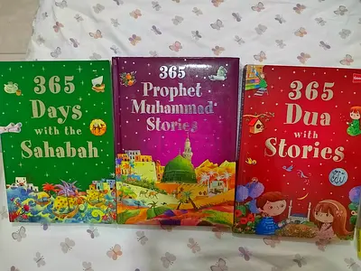 Set of 3 Childrens Islamic Story Books — 365 Days series