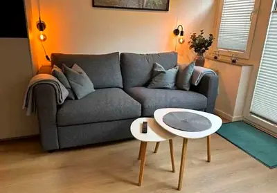 Perfect condition Ikea vimle two seater sofa bed with mattresses Brand new