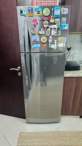 LG - Stainless Steel Double-Door Refrigerator (Fixed Price) - Good Condition