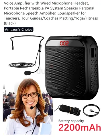 Voice Amplifier with Headset