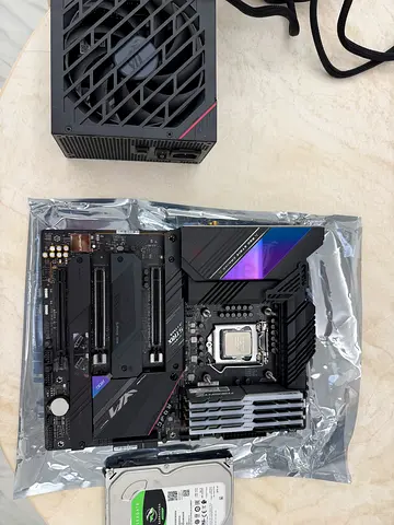 Used ATX Motherboard + CPU + PSU + RAM  HDD - Ready for Build