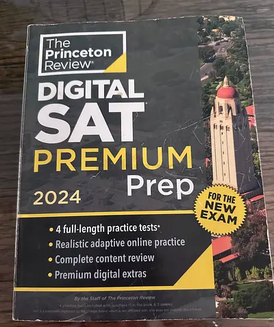 The Princeton Review Digital SAT Premium Prep 2024 (Used) - Complete Study Guide