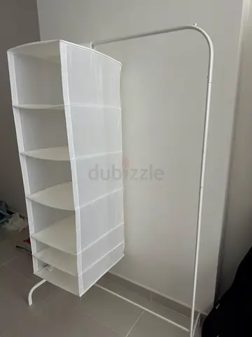 Clothes Rack with fabric storage