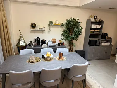 Dining table with 6 chairs
