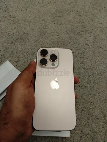 iPhone 16 Pro 128 GB Dessert Titanium (Official Apple Store purchased - Dubai mall)