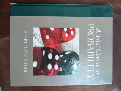 A First Course in Probability by Sheldon Ross (used hardcover)