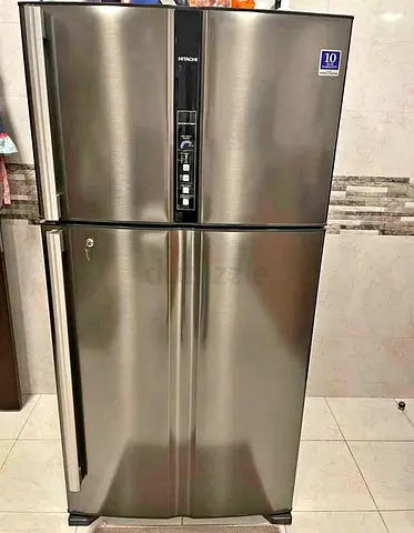 Hitachi 990L Gross Top Mount Double Door Premium Refrigerator RV990PUK1KBSL