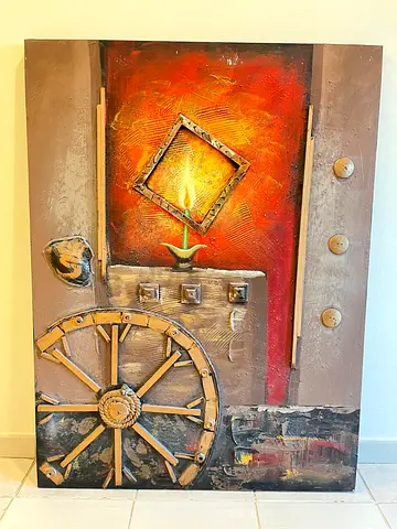 2 Acrylic paintings