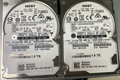 HGST 1.8TB SAS HDD 2.5  - 10K RPM - 12Gbps