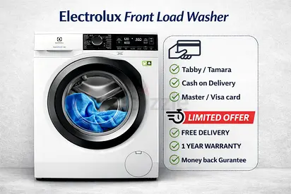 Electrolux 10 kg Front Load Washing Machine – 1600 RPM Inverter Motor SteamCare UltraCare EW8F2166MA