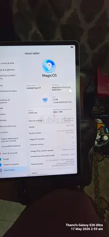 Honor pad V9 12gb 256gb
