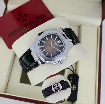 Patek philippe watch with cloth strap