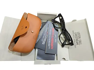 Ray-Ban WAYFEARER RW4006 Shiny Black Clear