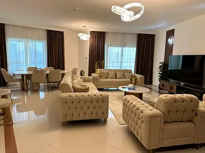 ✨ للبيع شقة فاخرة بإطلالة بحرية ساحرة في برج السندس ✨